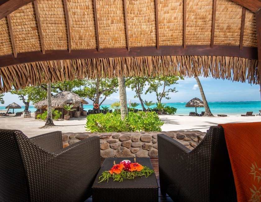 Villa Vista Mar Lujo 1 Cama king Frente Playa Beach del hotel Sofitel Kia Ora Moorea Beach Resort. Foto 11