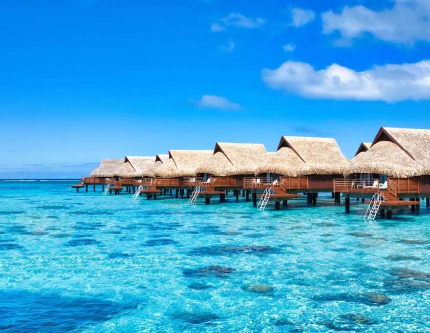 Villa Vista Mar Lujo 1 Cama king Water del hotel Sofitel Kia Ora Moorea Beach Resort
