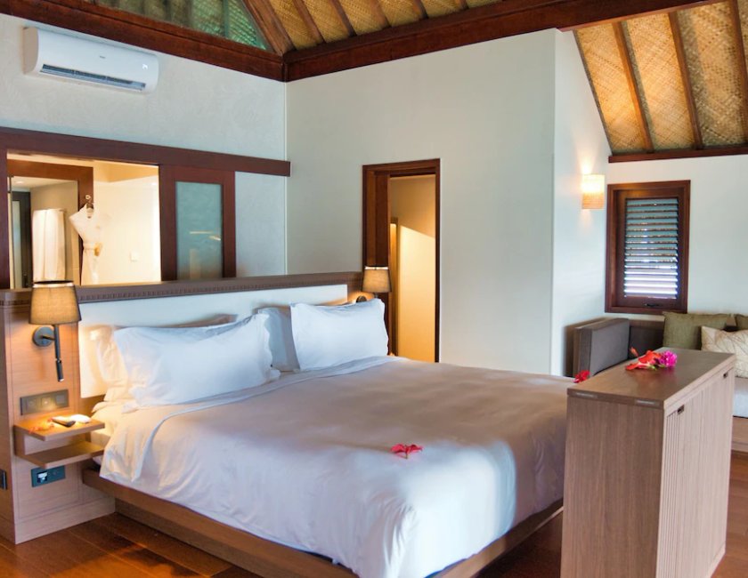 Villa Vista Mar Lujo 1 Cama king Water del hotel Sofitel Kia Ora Moorea Beach Resort. Foto 3