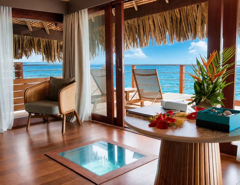 Villa Vista Mar Lujo 1 Cama king Water del hotel Sofitel Kia Ora Moorea Beach Resort. Foto 6