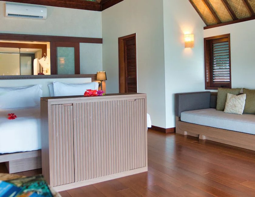 Villa Vista Mar Lujo 1 Cama king Water Normal del hotel Sofitel Kia Ora Moorea Beach Resort. Foto 3