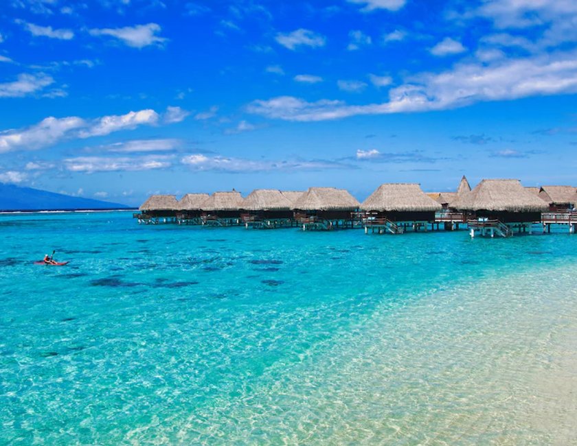 Villa Vista Mar Superior 1 Cama king Water del hotel Sofitel Kia Ora Moorea Beach Resort. Foto 5