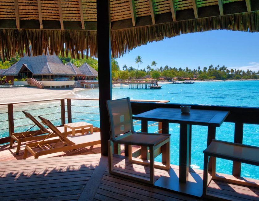 Villa Vista Mar Superior 1 Cama king Water del hotel Sofitel Kia Ora Moorea Beach Resort. Foto 22
