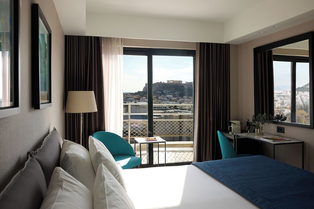 HABITACIÓN DOBLE/LLAMA CON VISTAS AL ACROPOLIS del hotel Astor