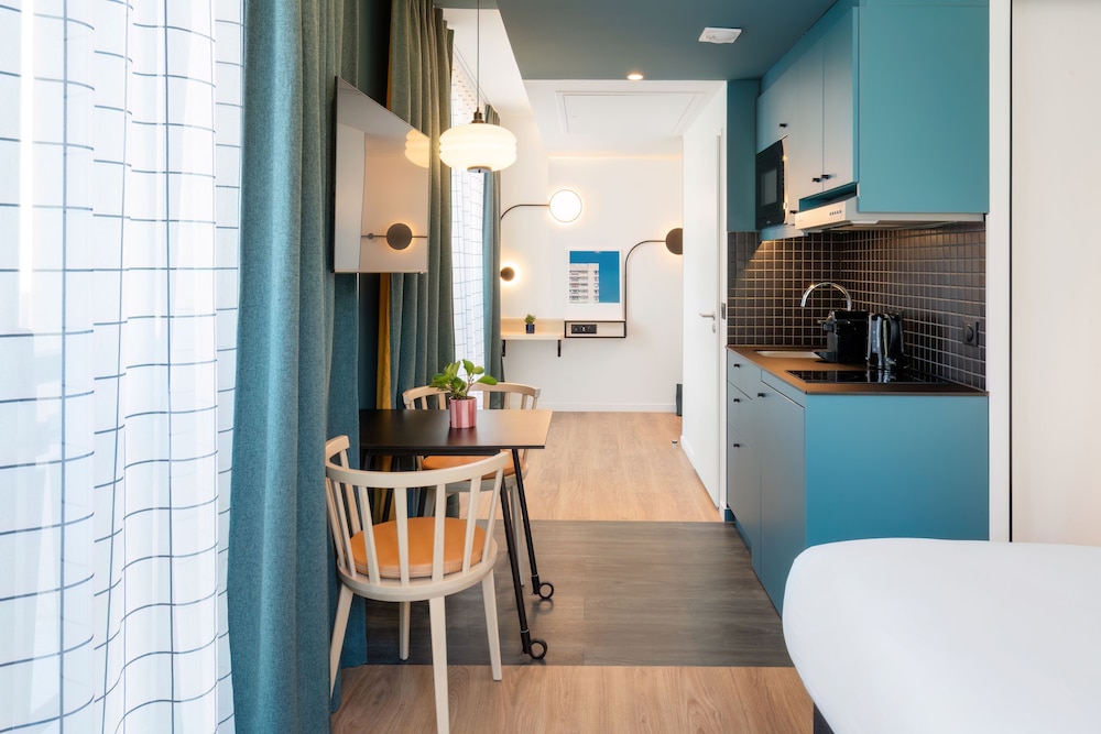Estudio con una cama doble del hotel Aparthotel Adagio Access Rouen Centre Cathédrale