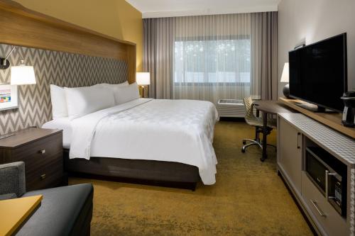Habitación Estándar - Adaptada para personas con discapacidad - 1 cama extragrande del hotel Holiday Inn - Long Island - ISLIP Arpt East, an IHG. Foto 5
