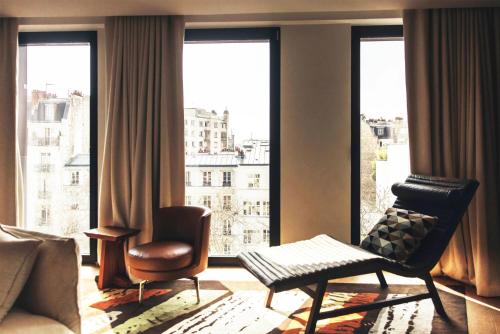 Prestige Junior King Suite del hotel Sax Paris, LXR Hotels and Resorts. Foto 5