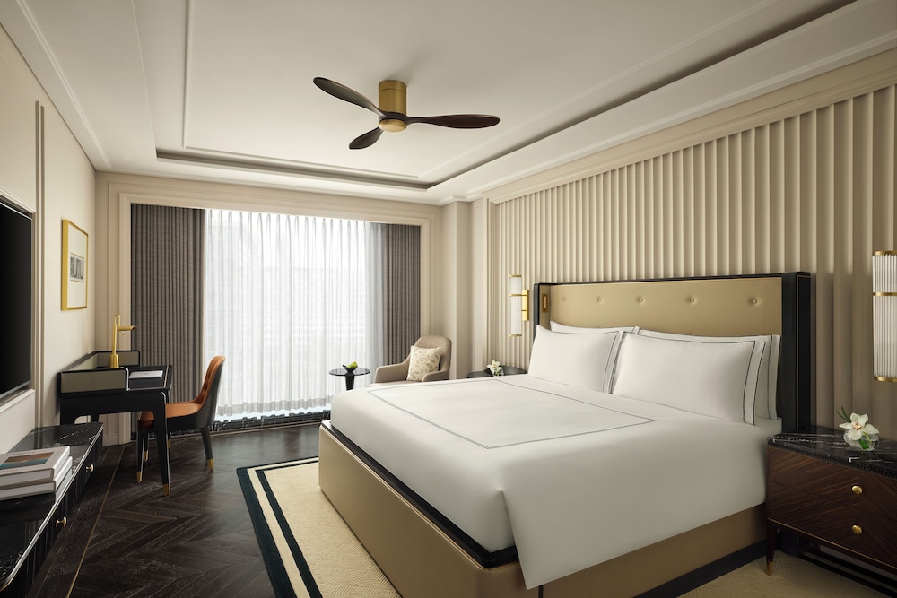 Fairmont Gold, Suite Signature, varias camas, Acceso al salón del club del hotel Fairmont Mumbai. Foto 17