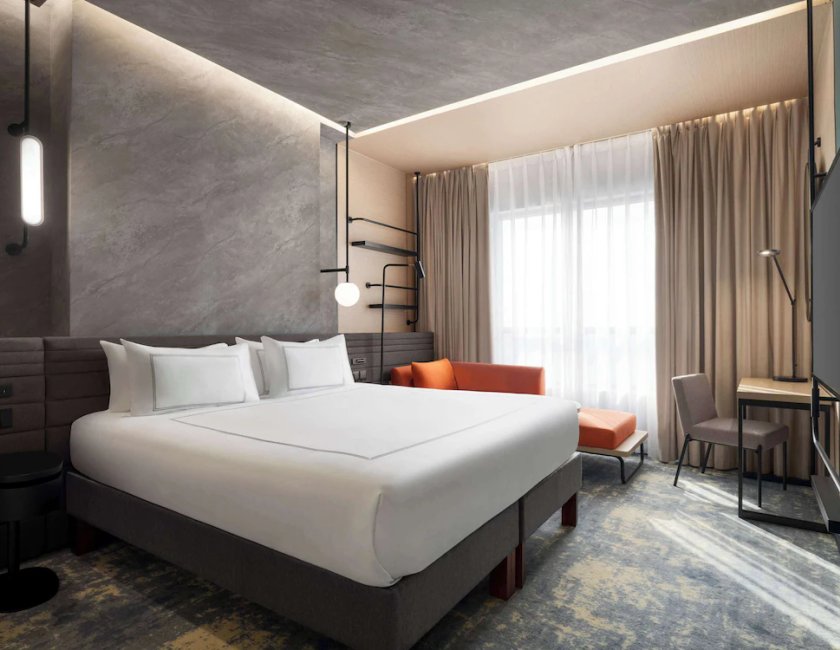 Apartamento Con Cocina 1 Cama king 1 habitación Vista ciudad del hotel Novotel Residences Makkah. Foto 1