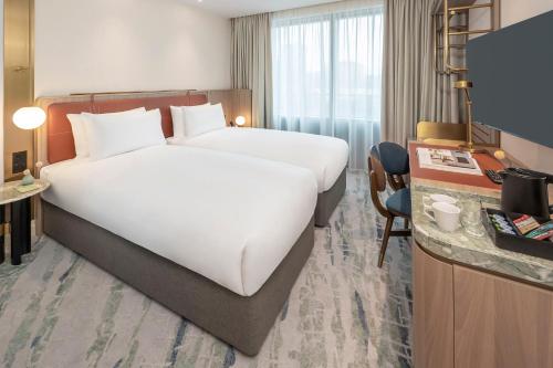 Dorsett Twin Room del hotel Dorsett Canary Wharf London