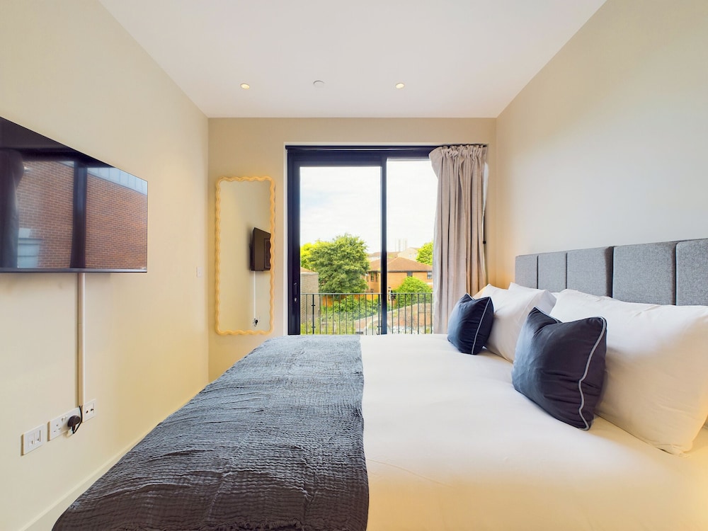 Apartamento Deluxe, 2 habitaciones, balcón del hotel Be London - The St Pancras Residences. Foto 9