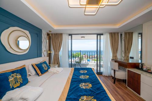 Suite con balcón y vistas al mar - Ático del hotel The Byzantium and Suites - Special Class