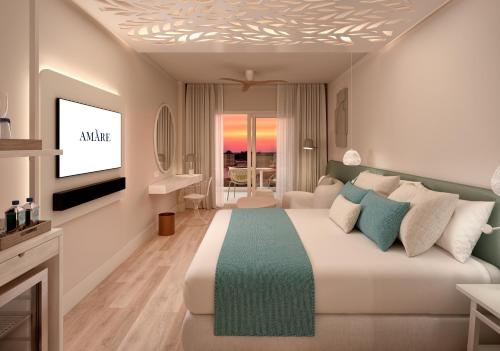 Habitación Deluxe doble o doble con 2 camas con vistas al mar The One Oh La La del hotel Amare Beach Sancti Petri - Adults Recommended