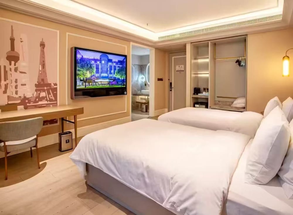 HABITACIÓN DELUXE, Dos Camas Gemelas del hotel Mercure Shanghai Waigaoq Free Trade Zone