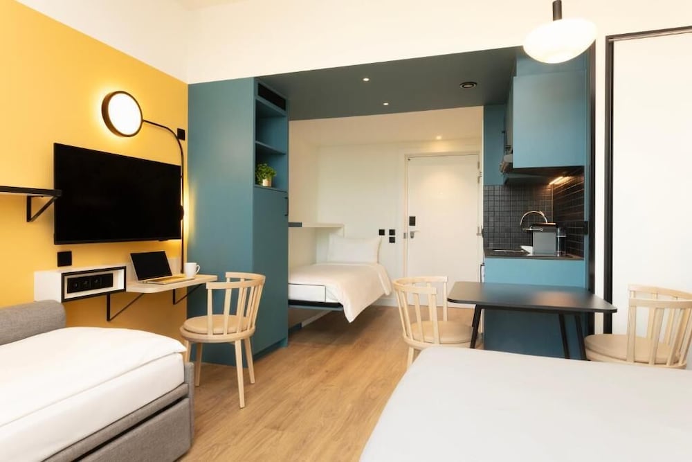Estudio del hotel Adagio Access Brussels Airport. Foto 2