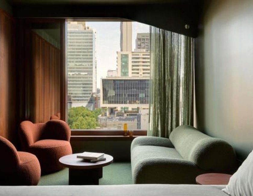 Habitación VIP - 1 cama extragrande del hotel Hyde Melbourne Place. Foto 3