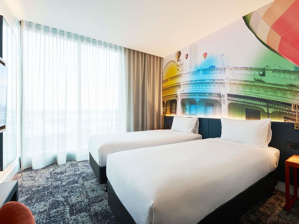 Habitación doble Lujo 2 Camas individuales del hotel Ibis Styles Melbourne Airport