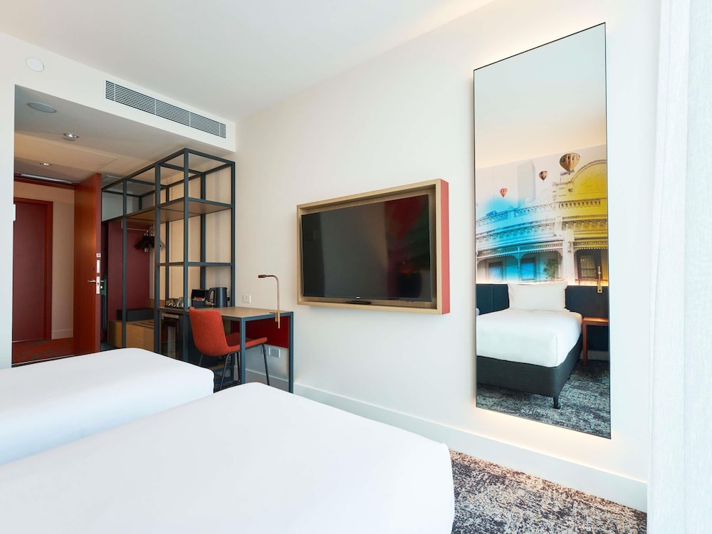 Habitación doble Lujo 2 Camas individuales del hotel Ibis Styles Melbourne Airport. Foto 4