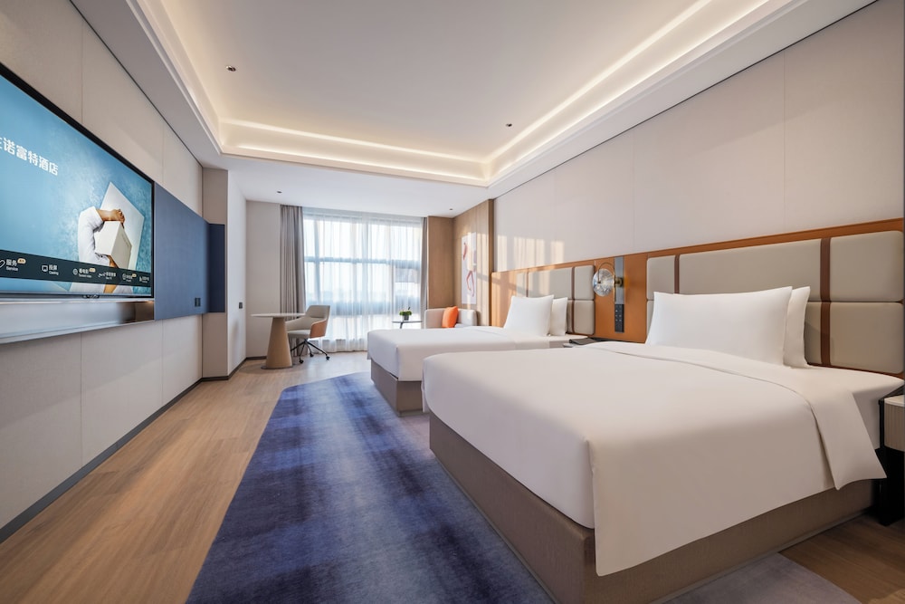 Habitación Ejecutiva con Dos Camas Individuales del hotel Novotel Shanghai Hongqiao International Airport