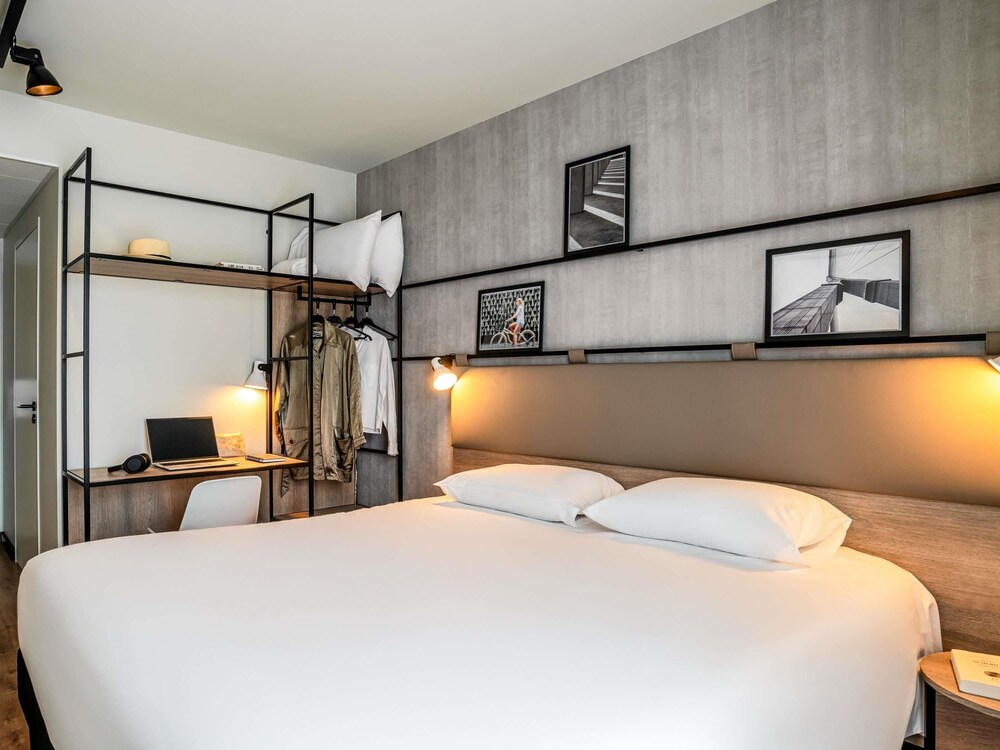 Habitación Estándar - 1 cama doble del hotel ibis Bordeaux Nord Carbon Blanc. Foto 6