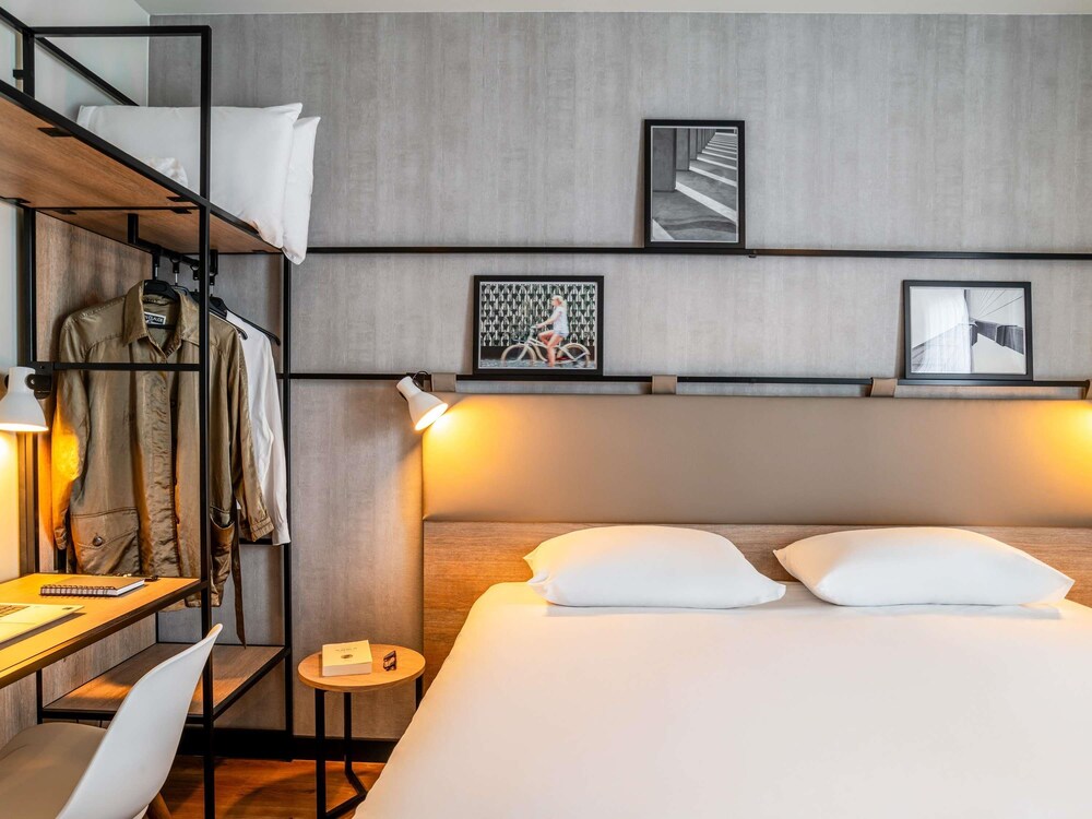 Habitación Estándar - 1 cama doble del hotel ibis Bordeaux Nord Carbon Blanc. Foto 9
