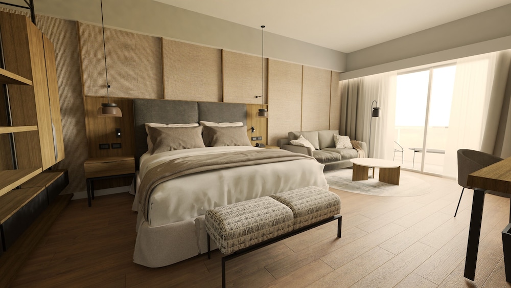 Habitación Premium, 1 cama de matrimonio grande, balcón, vistas al mar del hotel Santo Domingo Bay Convention Resort and Casino