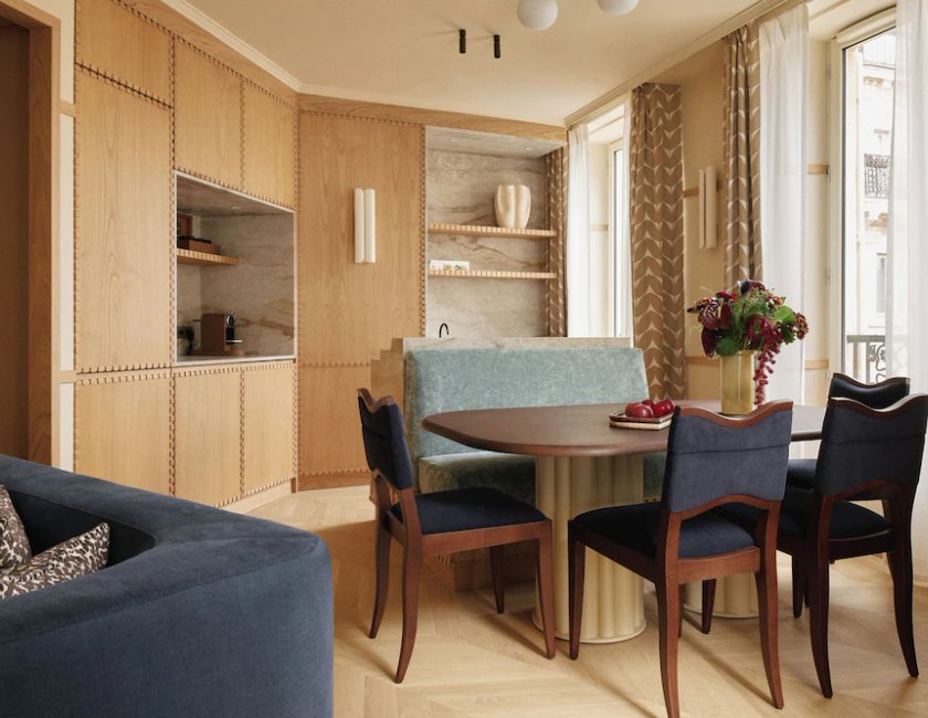 Apartamento Con Cocina 2 habitaciones Vista ciudad 2 Camas king del hotel HIGHSTAY Maisons - Vintimille. Foto 17