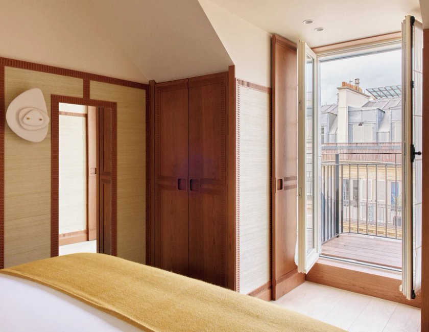 Suite Lujo Con Cocina 1 Cama king 1 habitación Vista ciudad del hotel HIGHSTAY Maisons - Vintimille. Foto 1