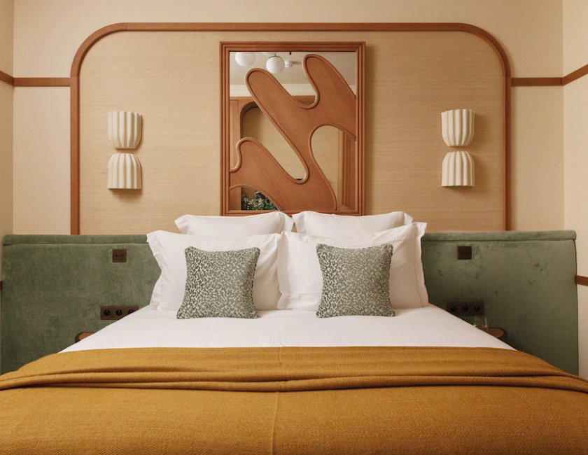 Estudio Superior Con Cocina 1 Cama queen del hotel HIGHSTAY Maisons - Vintimille