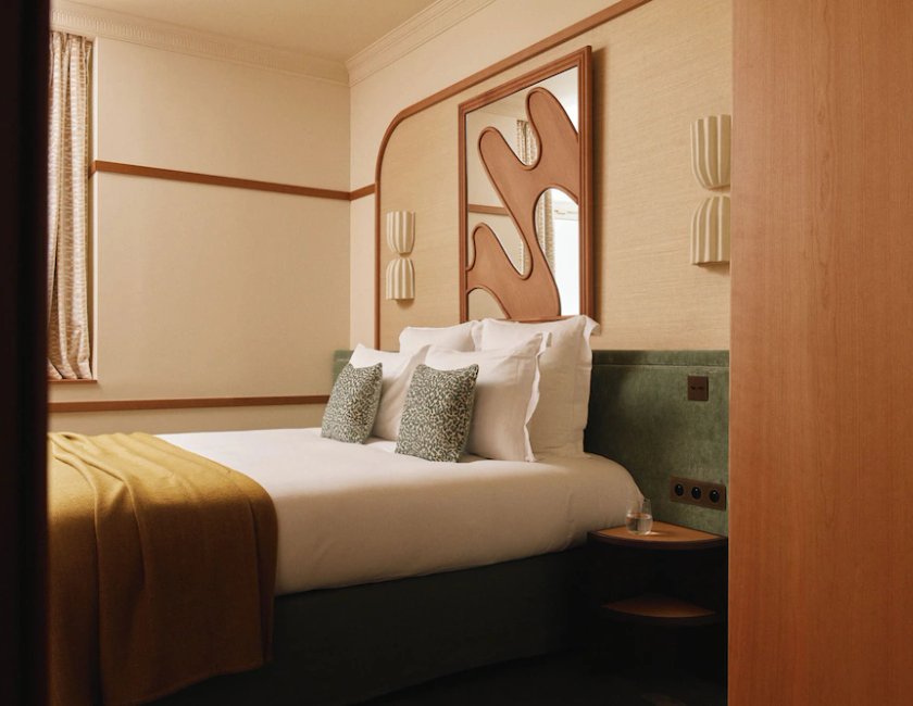 Estudio Superior Con Cocina 1 Cama queen del hotel HIGHSTAY Maisons - Vintimille. Foto 1