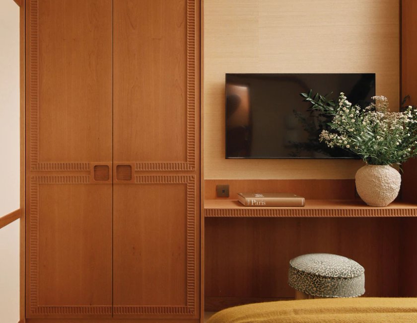 Estudio Superior Con Cocina 1 Cama queen del hotel HIGHSTAY Maisons - Vintimille. Foto 2