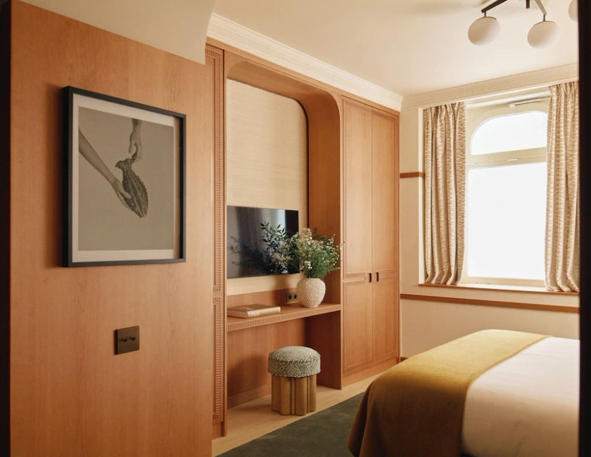 Estudio Superior Con Cocina 1 Cama queen del hotel HIGHSTAY Maisons - Vintimille. Foto 4