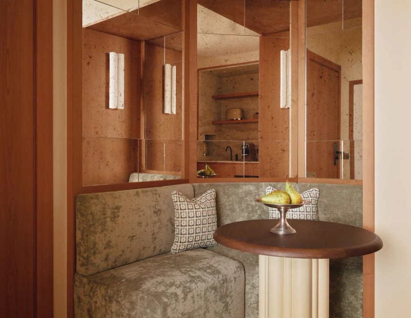 Estudio Superior Con Cocina 1 Cama queen del hotel HIGHSTAY Maisons - Vintimille. Foto 7
