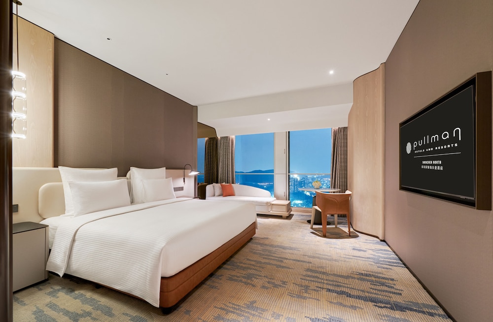 HABITACIÓN DELUXE, 1 Cama King Size del hotel Pullman Shenzhen North. Foto 1