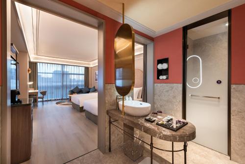 Habitación Doble Privilege - 2 camas del hotel Mercure Beijing Zhongguancun. Foto 1