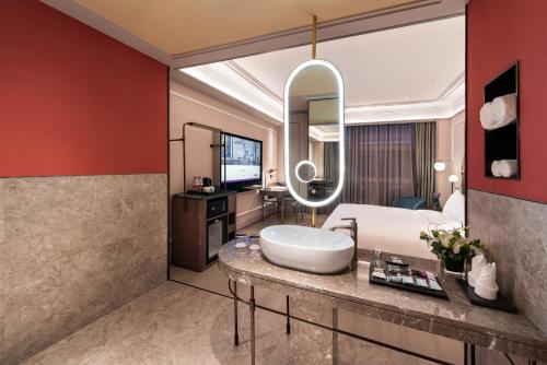 Habitación Individual Estándar del hotel Mercure Beijing Zhongguancun. Foto 1