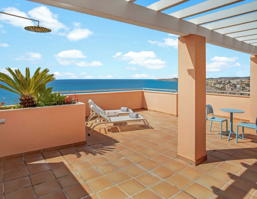Ático Vista Mar Con Cocina 1 habitación 2 Camas individuales del hotel Casamaïa Apartments Affiliated By Meliá