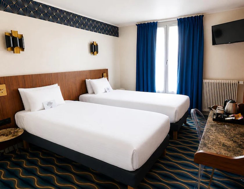 Habitación estándar, 2 camas individuales del hotel Kyriad Paris 13 - Italie Gobelins