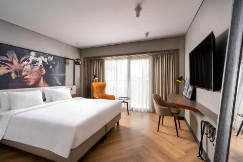 Habitación Premium del hotel Radisson Blu Bucharest