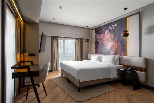 Suite Junior con acceso al salón del hotel Radisson Blu Bucharest