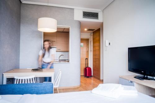 Suite de 1 dormitorio del hotel Compostela Suites. Foto 1