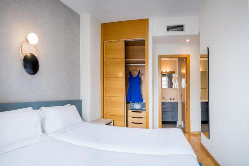 Apartamento de 1 dormitorio - 2 camas individuales del hotel Compostela Suites. Foto 7