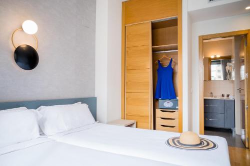 Apartamento de 1 dormitorio - 2 camas individuales del hotel Compostela Suites. Foto 9