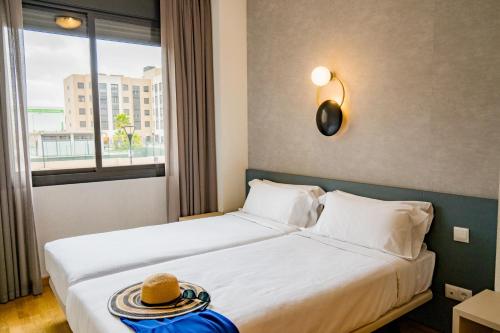 Apartamento de 1 dormitorio - 2 camas individuales del hotel Compostela Suites. Foto 5