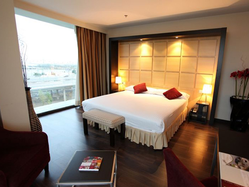 Habitación doble del hotel Eurostars Zaragoza
