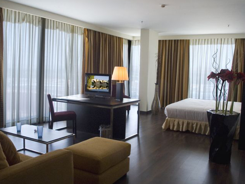 Suite del hotel Eurostars Zaragoza