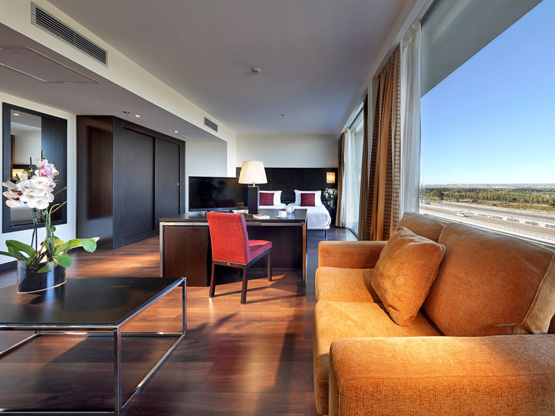 Habitación familiar Comunicada del hotel Eurostars Zaragoza