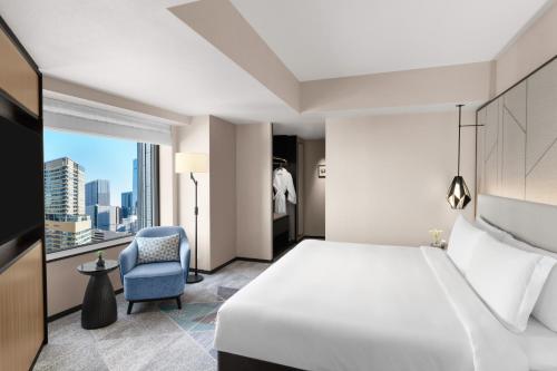 Suite con acceso al salón - Cama extragrande del hotel Intercontinental Ana Tokyo, An Ihg. Foto 4