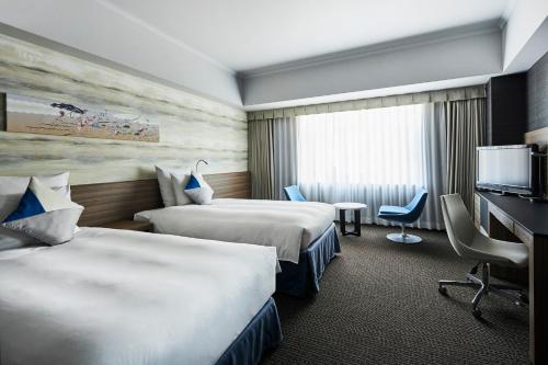 Habitación Doble Superior en planta alta - 2 camas - No fumadores del hotel Ana Crowne Plaza Kanazawa, An Ihg