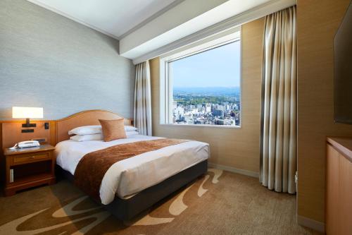 Habitación doble Vista ciudad Confort 1 Cama doble del hotel Nikko Kanazawa